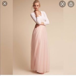 Jenny Yoo Louise Tulle Skirt Blush Pink Sz 4